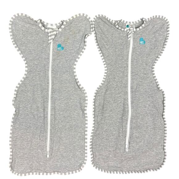 Love to Dream Swaddle Up Original Grey Newborn BUNDLE OF 2 Baby SwaddleUp Zip - Picture 1 of 5
